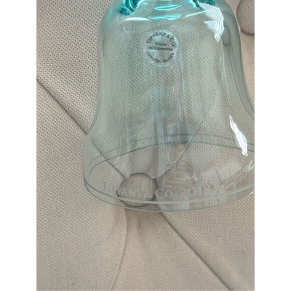 Tiffany & Co. Crystal Glass Bell Ornament 2018 - Picture 3 of 7